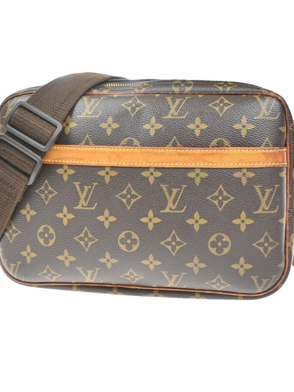LOUIS VUITTON Reporter Crossbody Shoulder Bag Monogram Leather BN M45254 70MA521